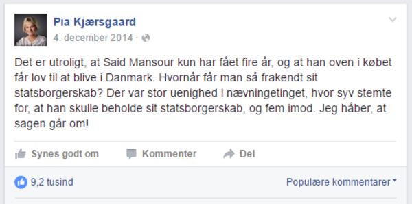 Boghandleren fra Broenshoej   Pia Kjaersgaard  2014  Facebook com 